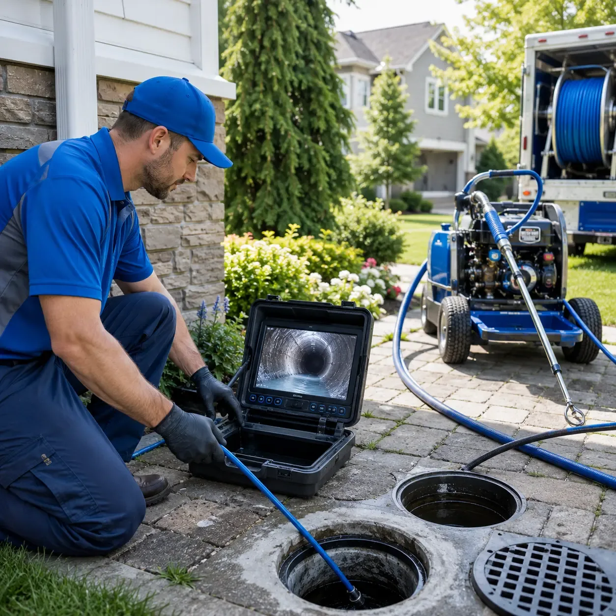Outdoor drain cleaning professionals serving Cossayuna, NY